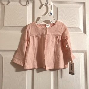 Carters 6m button-top sweater NWT